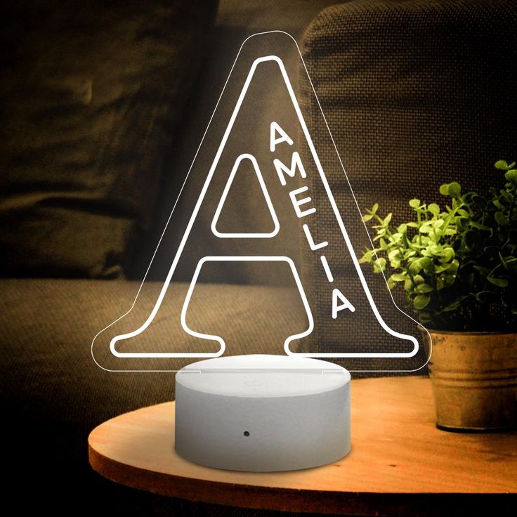 Illuminated Initial Letters - Custom LED Typography Lamps