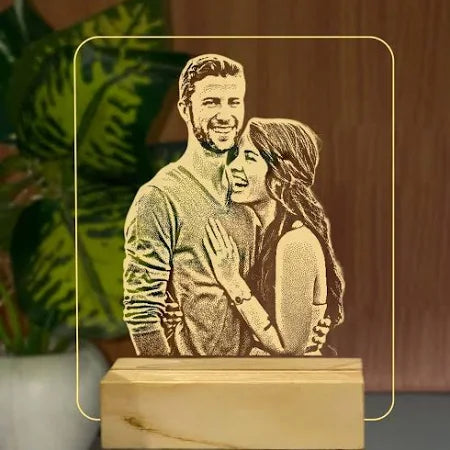 Acrylic Personalized Customized Photo 3D Illusion Led Lamp