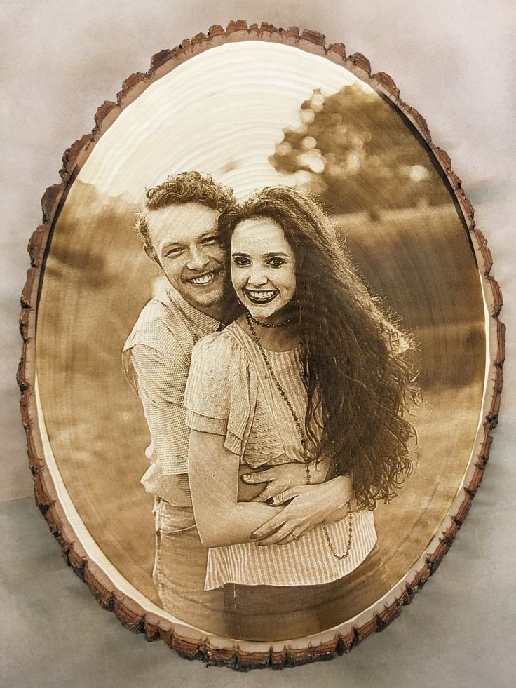 Handcrafted Wood Photo Engravings - Personalized Rustic Art