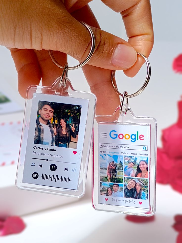Spotify Style Photo Keychains - Music & Memory Keepsakes