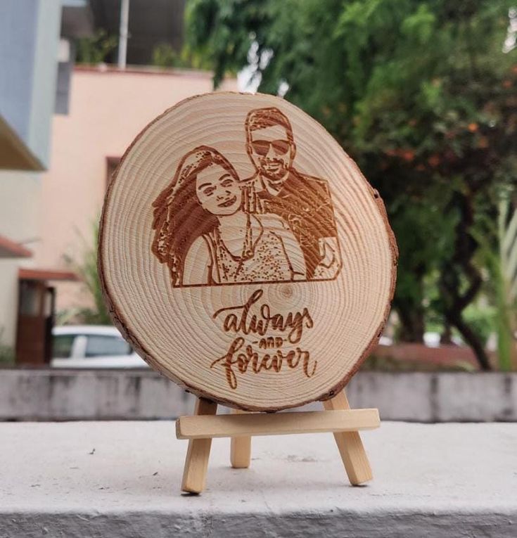 Handcrafted Wood Photo Engravings - Personalized Rustic Art