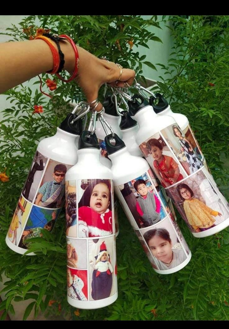 Memory Lane Water Bottles - Custom Photo Collage Tumblers
