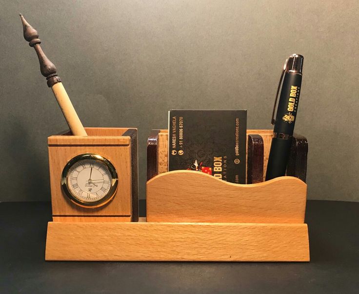 Desk organizer (wooden)