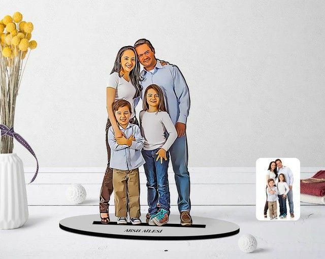 Personalized Bobblehead Style Caricatures - Custom Mini-Me Figurines